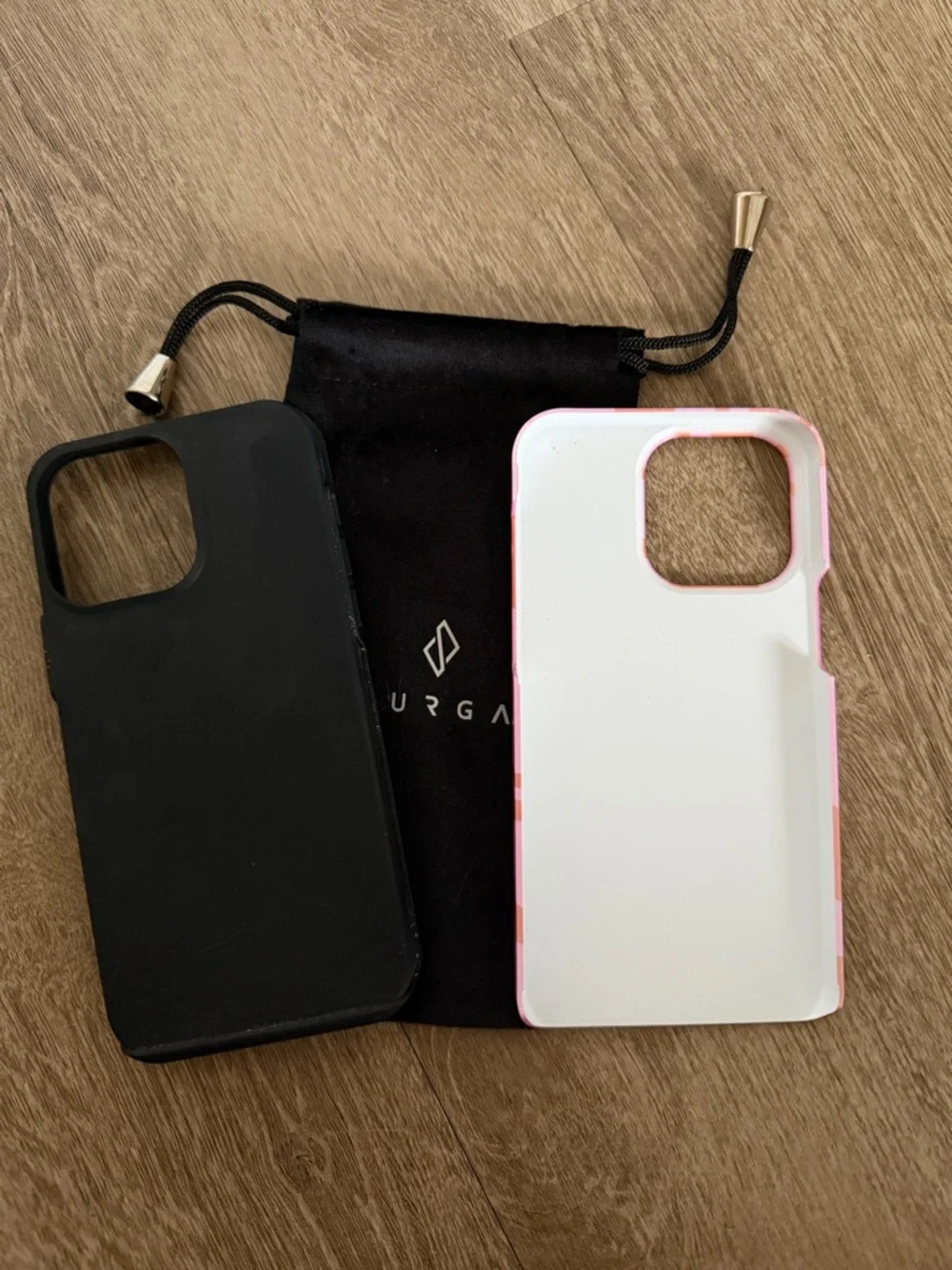 Burga Pink & Red Abstract Pattern iPhone 14 Pro Max Case - Picture 3 of 3